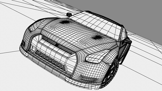 3D Graphics: Nissan GTR